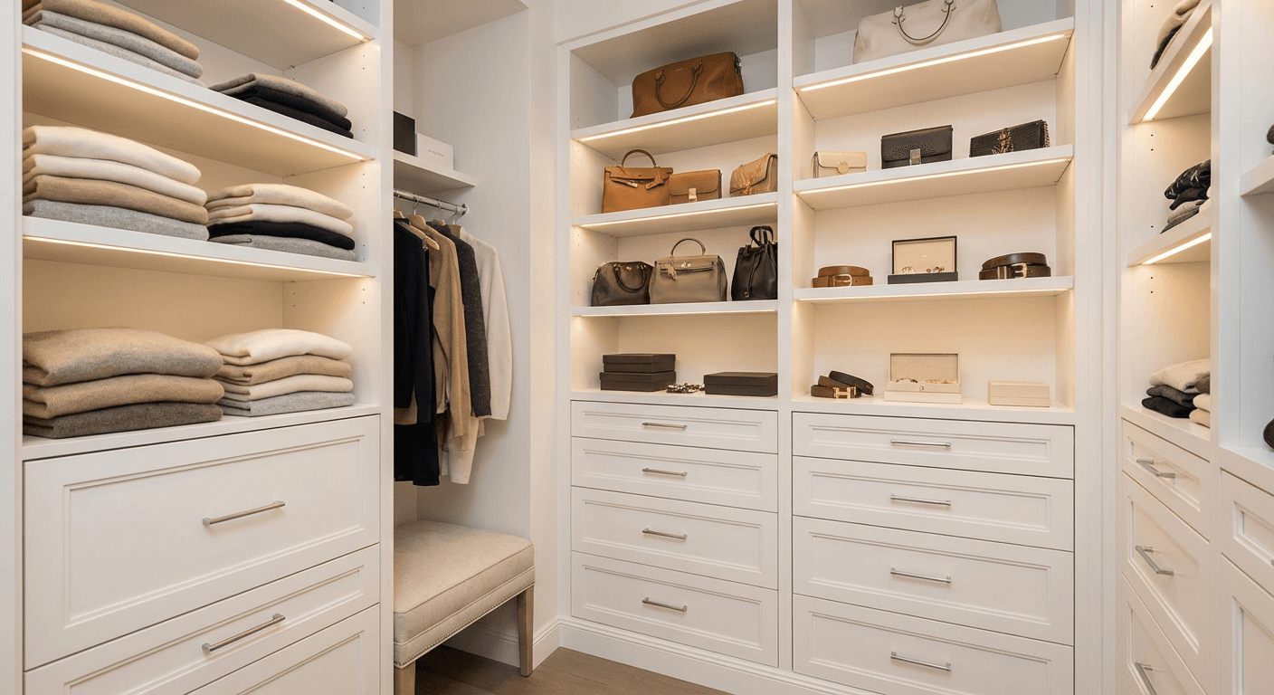 Pacific Palisades — His & Hers Closet